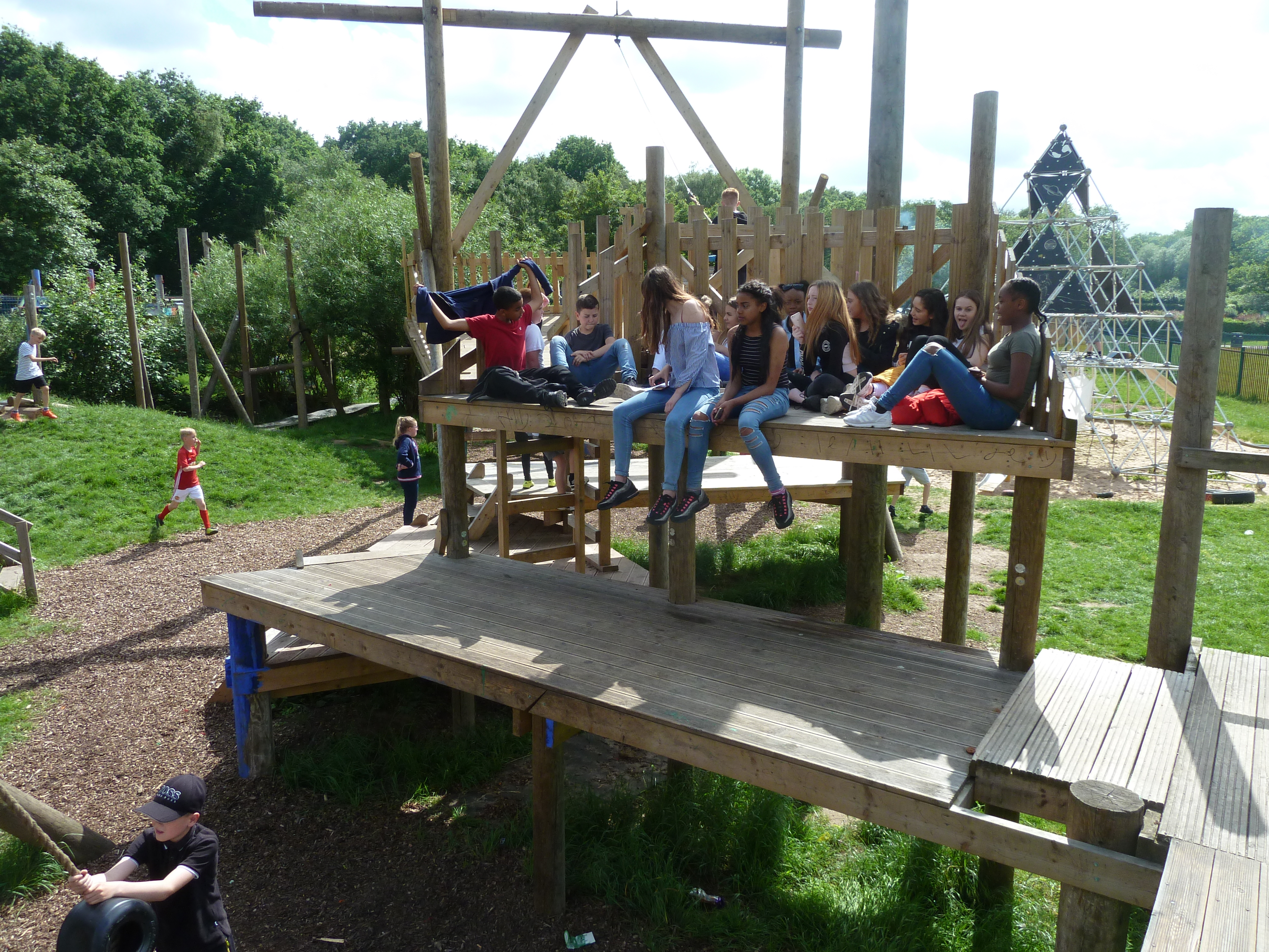 gathering on platform 2